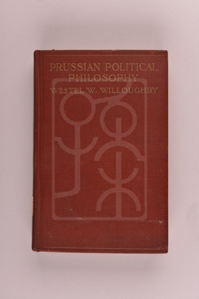 1918年《普鲁士政治学》（Prussian Political Philosophy）