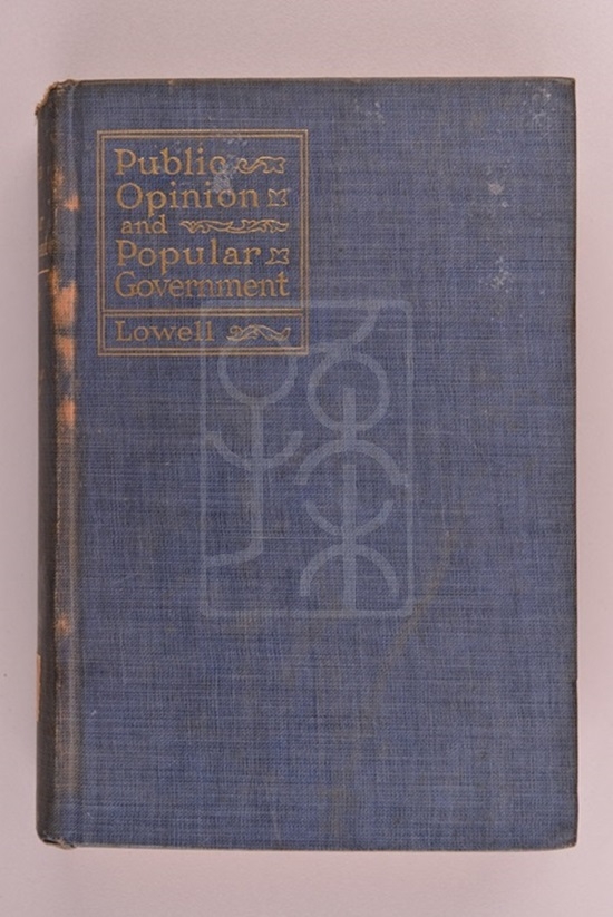 1913年《舆论与民治政府》（Public Opinion and Popular Government）