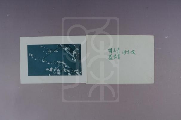 1979年12月宋庆龄致胡允平、盛学素新年贺卡