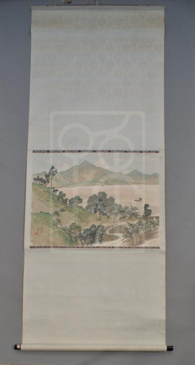 陈树人画赠宋庆龄的《清远峡图》