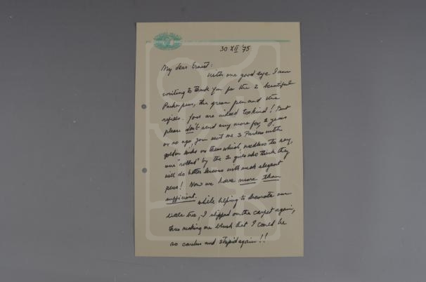 1975年12月30日宋庆龄致邓广殷信