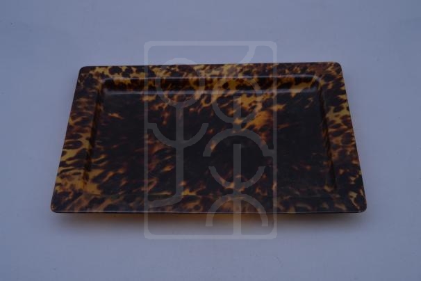 塑料玳瑁纹方盘