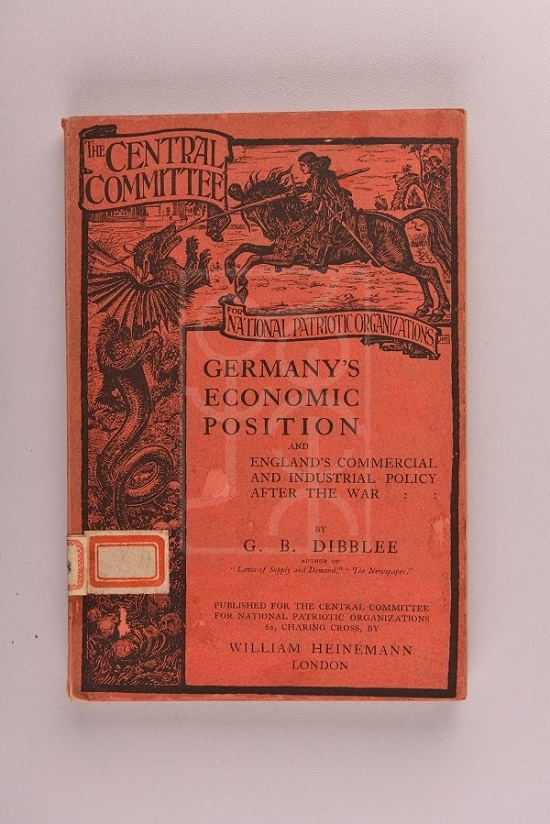 1916年版《德国的经济地位》(Germany’s Economic Position)