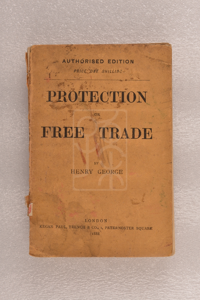 1890年版《保护贸易或自由贸易》（Protection or Free Trade）